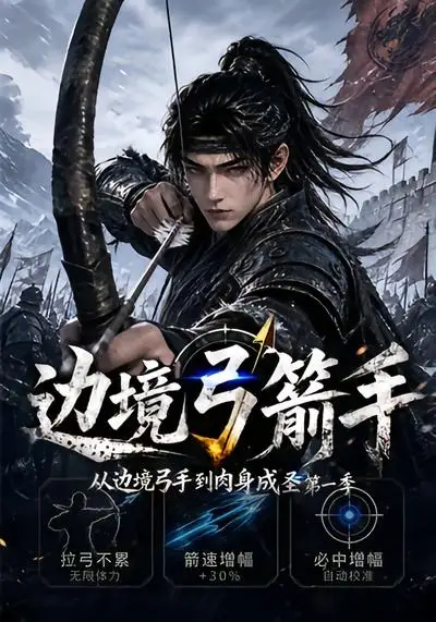 《边境弓箭手从边境弓手到肉身成圣第一季（76集）AI短剧 (2026)》短剧封面