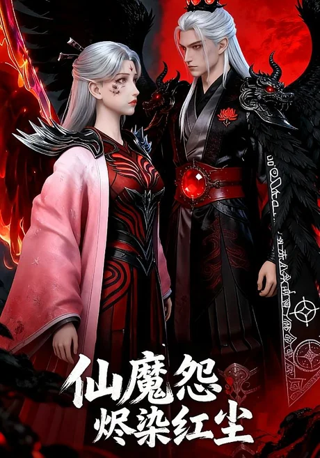 《仙魔怨烬染红尘(32集)Ai短剧(百度网盘)》短剧封面