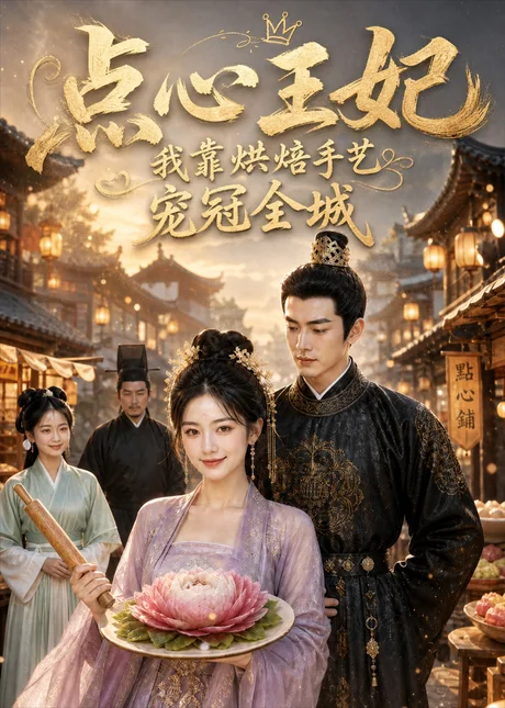 《点心王妃我靠烘焙手艺宠冠全城（40集）（夸克网盘）》短剧封面