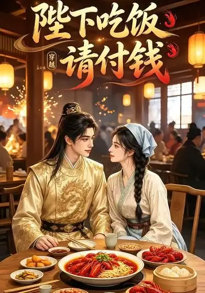 《陛下吃饭请付钱(30集)AI短剧 (2026)》短剧封面