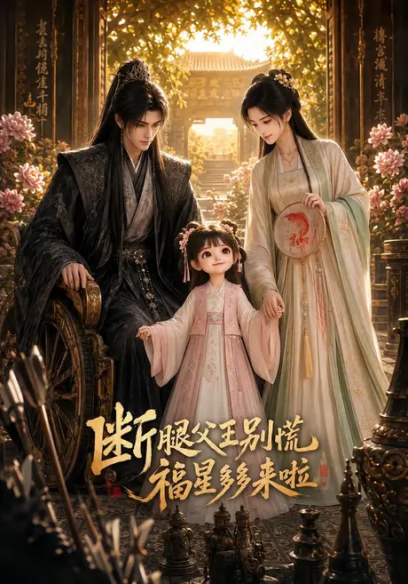 《断腿父王别慌，福星多多来啦（69集）（夸克网盘）》短剧封面