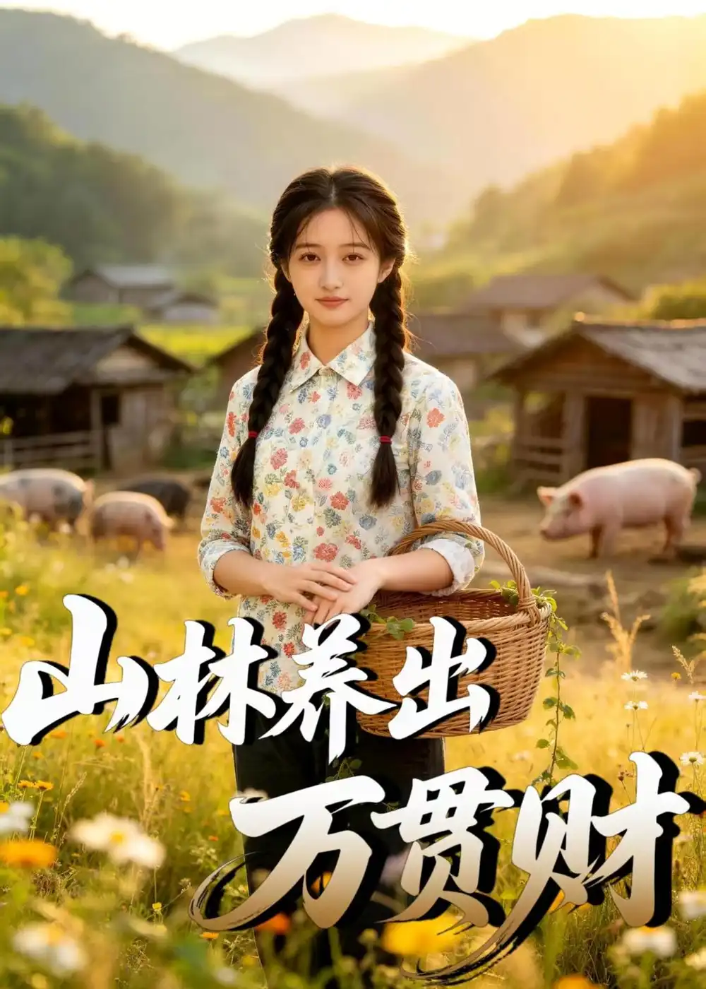 《山林养出万贯财（89集）AI短剧（夸克网盘）》短剧封面