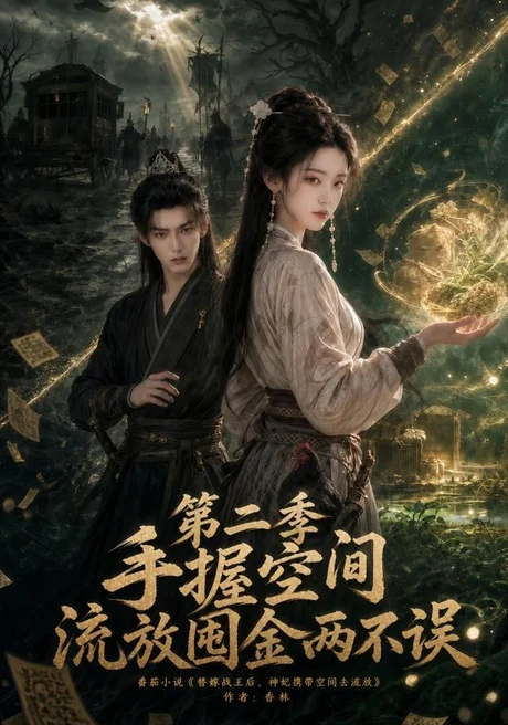 《手握空间，流放囤金两不误第二季（100集）（夸克网盘）》短剧封面