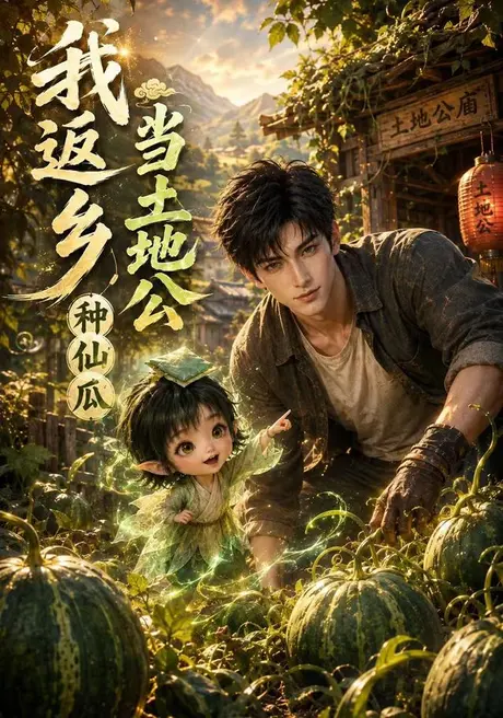 《我返乡当土地公种仙瓜（62集）（夸克网盘）》短剧封面