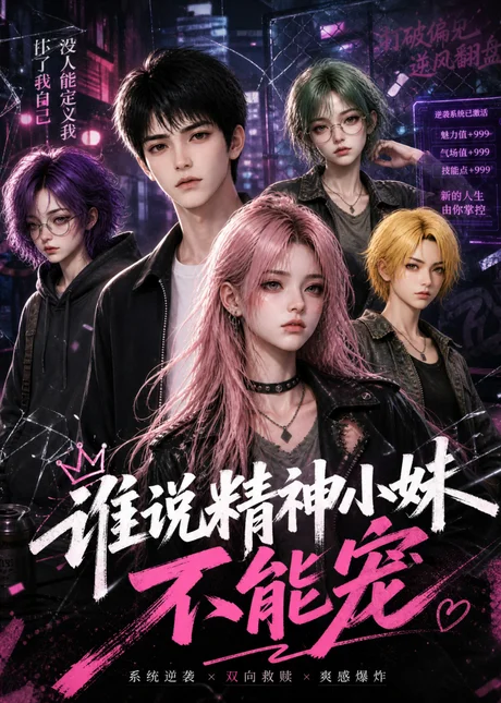 《谁说精神小妹不能宠（45集）AI短剧 (2026)》短剧封面