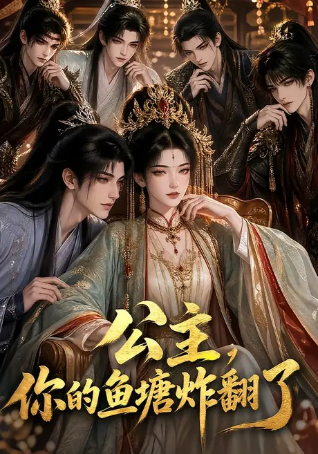 《公主，你的鱼塘炸翻了（105集）（夸克网盘）》短剧封面