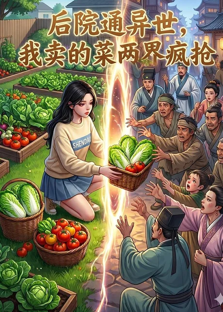 《后院通异世，我卖的菜两界疯抢（72集）（百度网盘）》短剧封面