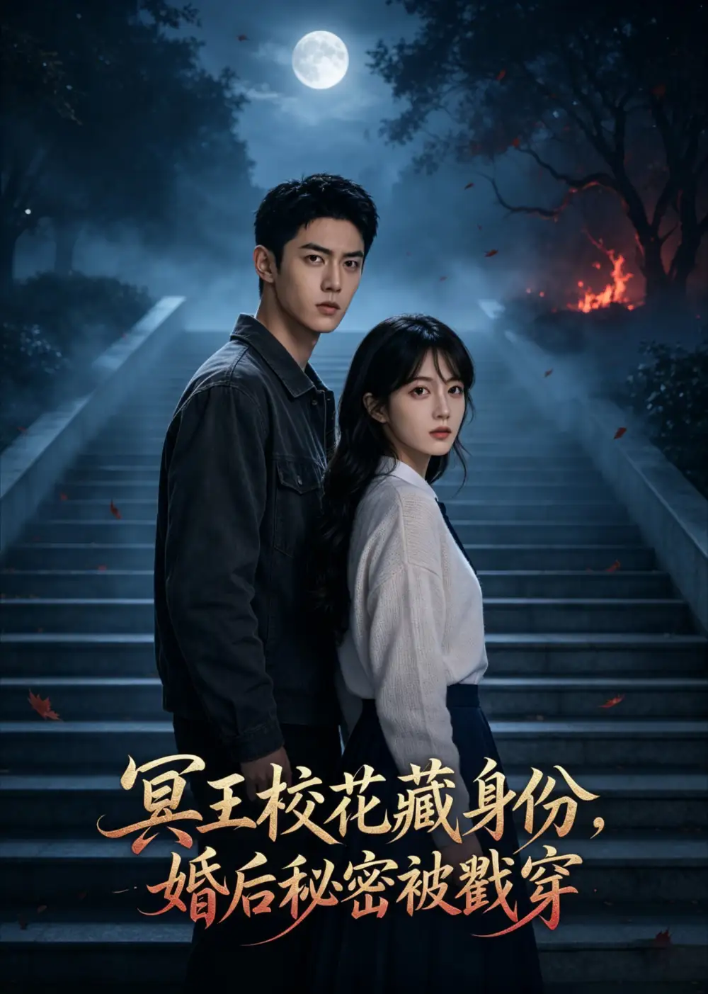 《冥王校花藏身份，婚后秘密被戳穿（35集）AI短剧 (2026)》短剧封面