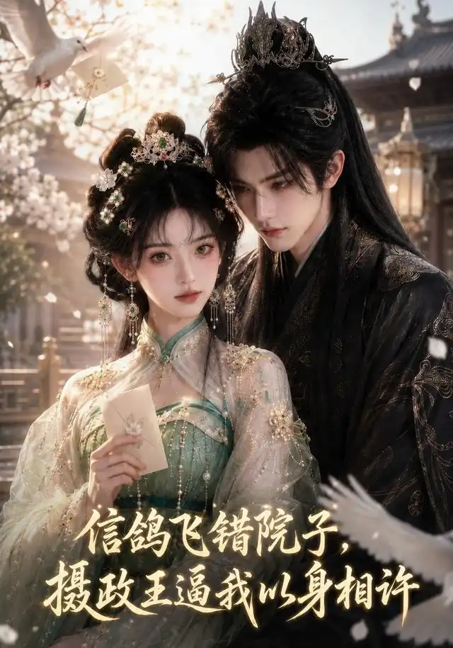 《信鸽飞错院子，摄政王逼我以身相许（15集）（夸克网盘）》短剧封面