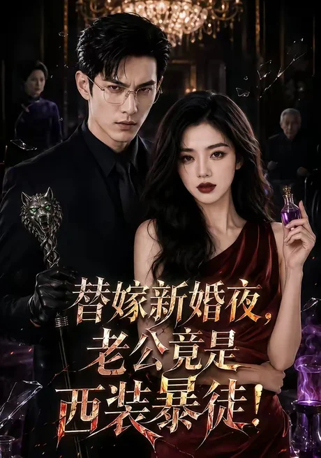 《替嫁新婚夜,老公竟是西装暴徒!(50集)(百度网盘)》短剧封面