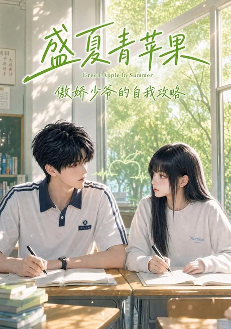 《盛夏青苹果：傲娇少爷的自我攻略（109集）（夸克网盘）》短剧封面