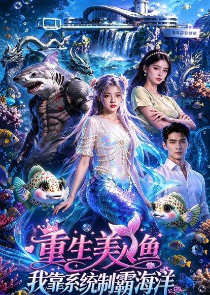 重生美人鱼我靠系统制霸海洋（59集）AI短剧（百度网盘）封面