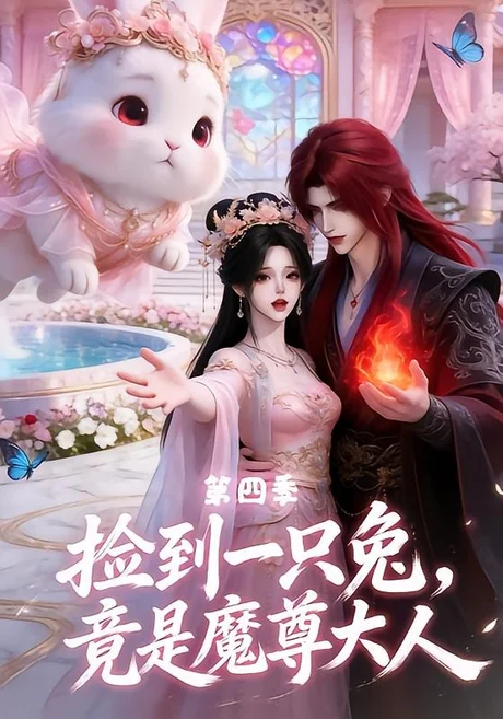 《捡到一只兔，竟是魔尊大人第四季（43集）（夸克网盘）》短剧封面