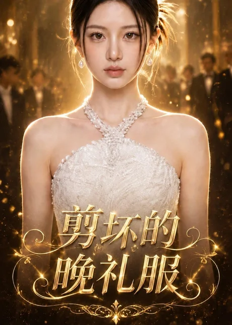 《剪坏的晚礼服(60集)AI短剧(百度网盘)》短剧封面