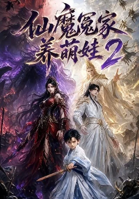 《仙魔冤家养萌娃第二季（64集）（百度网盘）》短剧封面