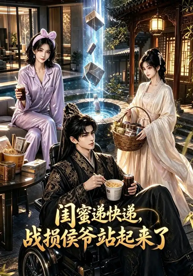 《闺蜜递快递，战损侯爷站起来了（71集） AI短剧（夸克网盘）》短剧封面