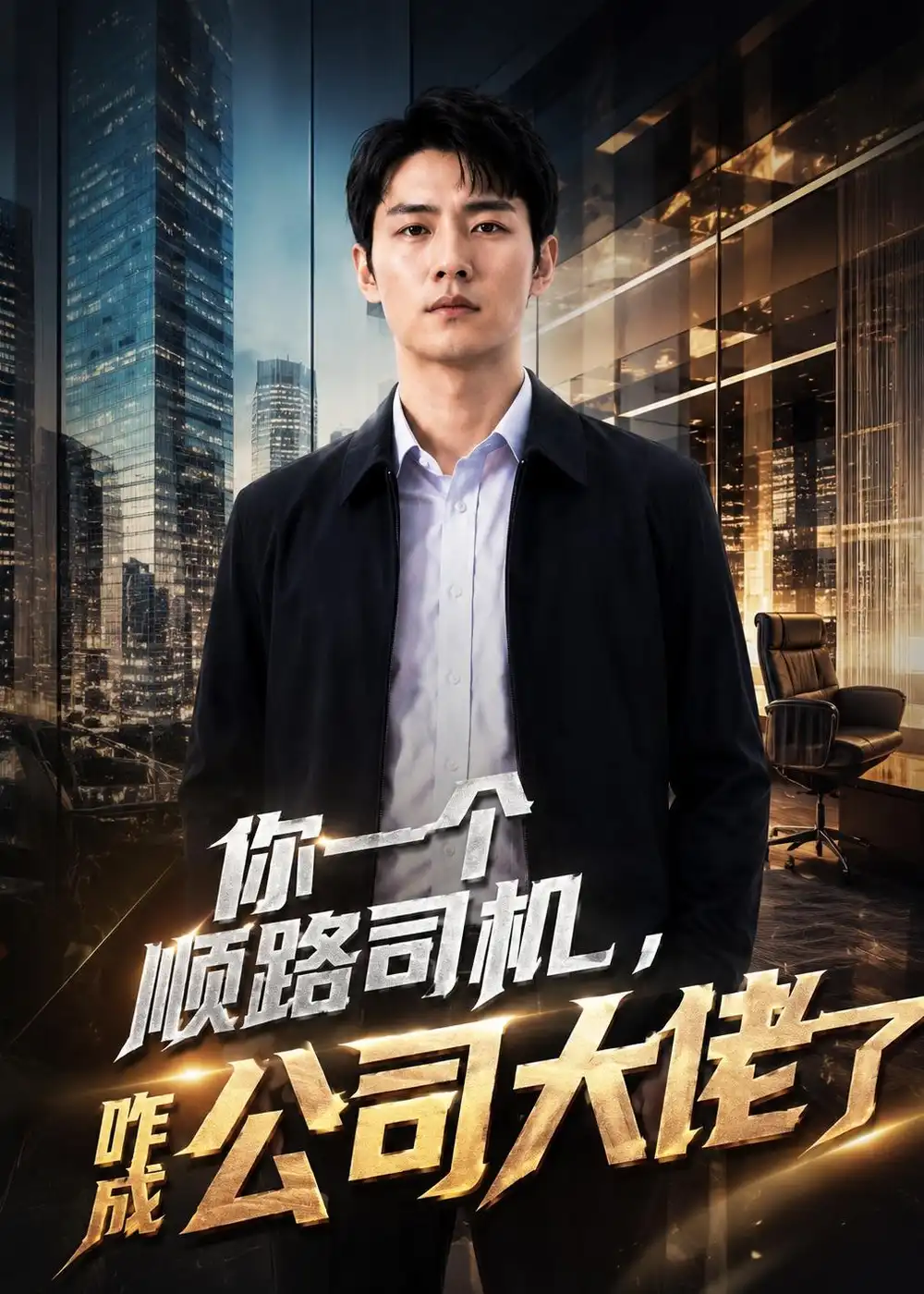《你一个顺路司机，咋成公司大佬了（30集）AI短剧 (2026)》短剧封面