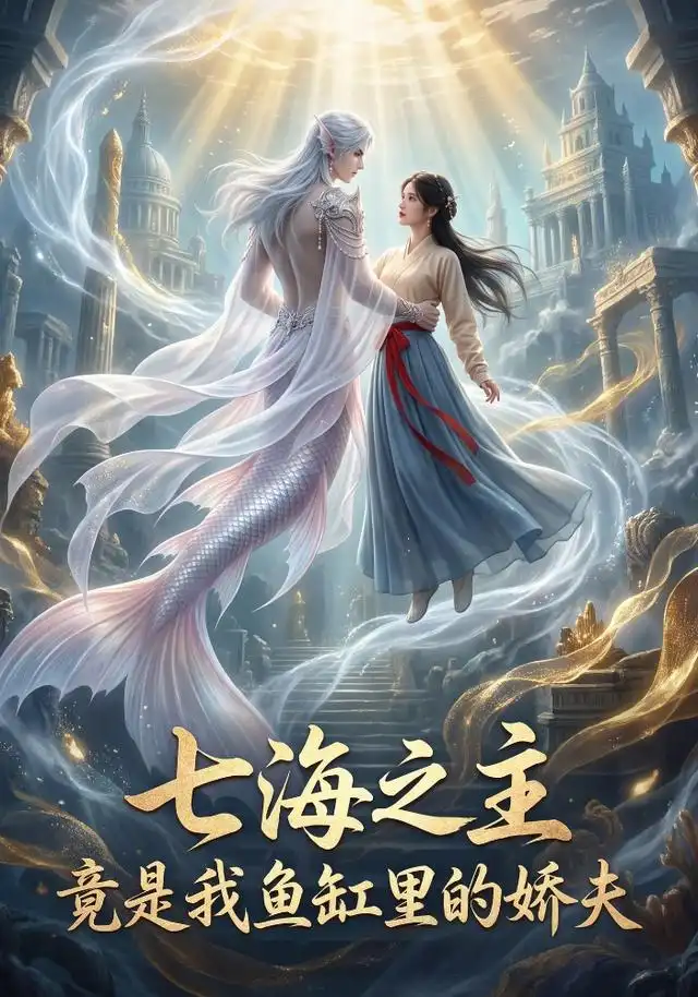 《七海之主竟是我鱼缸里的娇夫（54集）（夸克网盘）》短剧封面