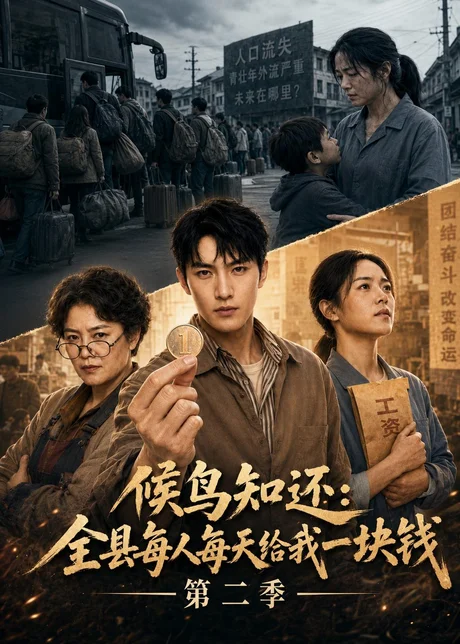 《候鸟知还:全县每人每天给我一块钱第二季(72集)(百度网盘)》短剧封面