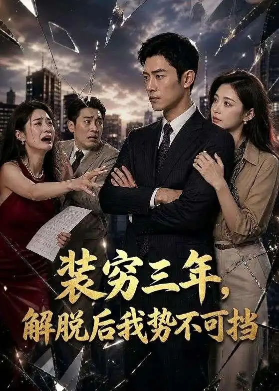 《装穷三年，解脱后我势不可挡（55集）AI短剧（夸克网盘）》短剧封面