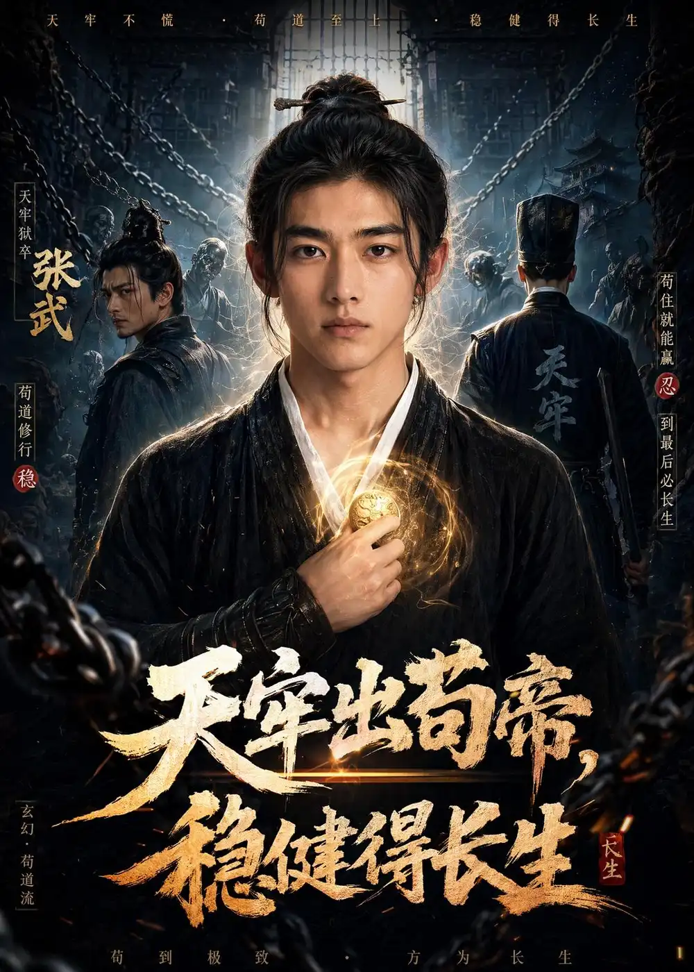 《天牢出苟帝，稳健得长生（85集）（夸克网盘）》短剧封面