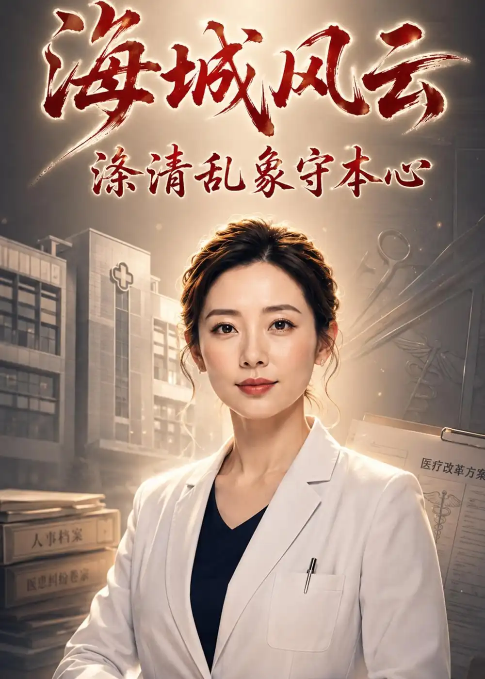 《海城风云，涤清乱象守本心（58集）AI短剧 (2026)》短剧封面