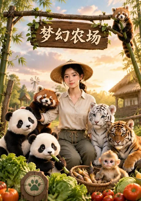 《梦幻农场（60集）（夸克网盘）》短剧封面