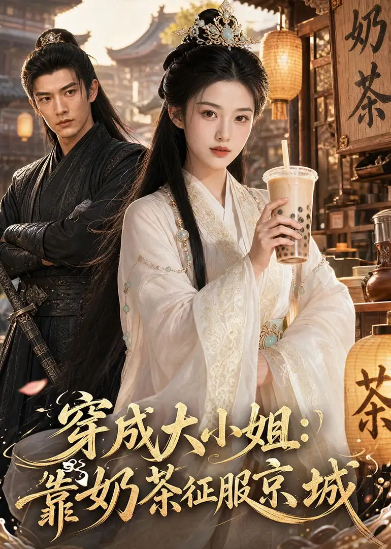 《穿成大小姐：靠奶茶征服京城（69集）（夸克网盘）》短剧封面