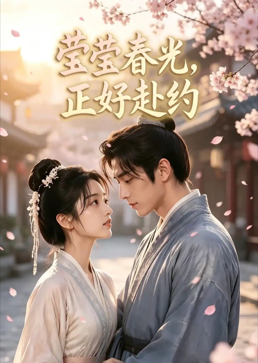 《莹莹春光,正好赴约(25集)(夸克网盘)》短剧封面