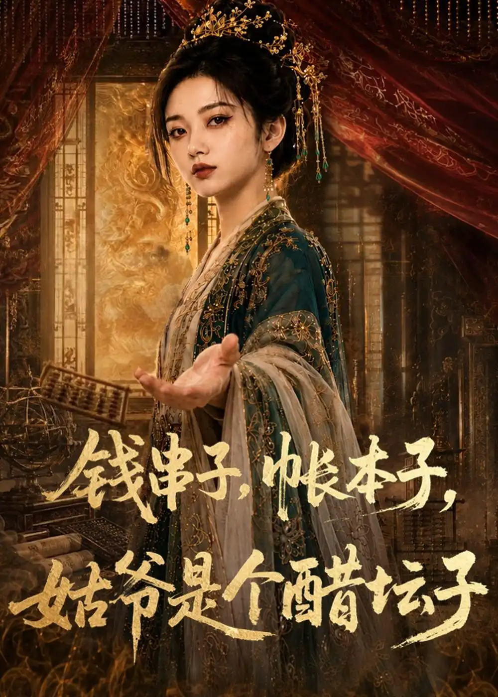 《钱串子，帐本子，姑爷是个醋坛子（110集）（夸克网盘）》短剧封面