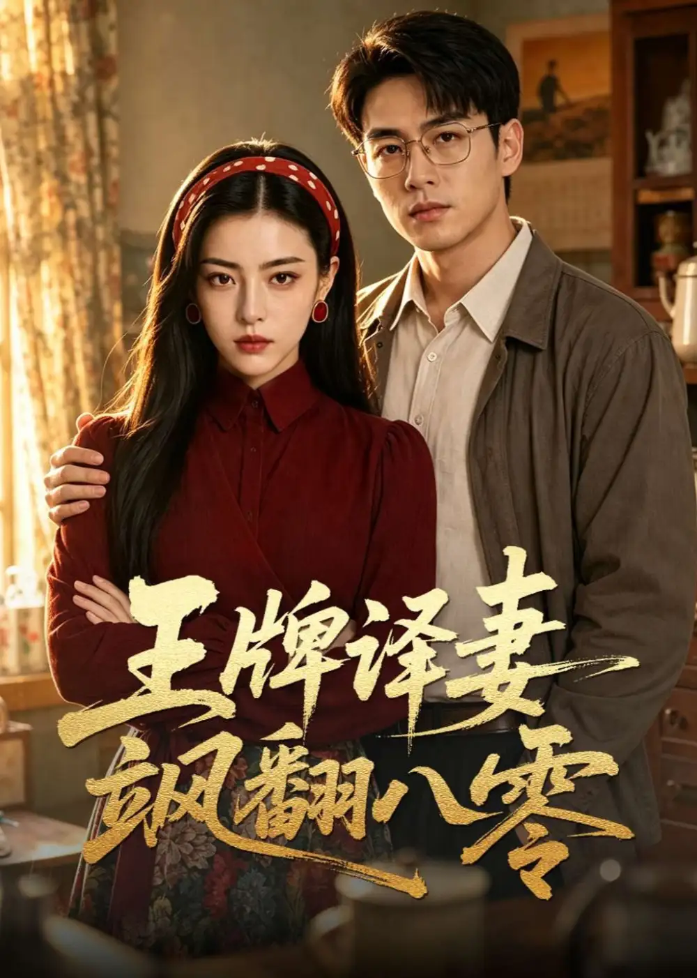 《王牌译妻飒翻八零（60集）AI短剧 (2026)》短剧封面