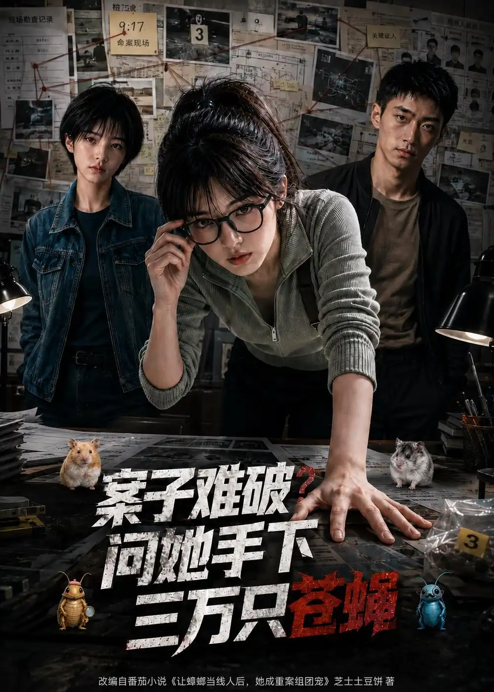 《案子难破：问她手下三万只苍蝇（67集）（夸克网盘）》短剧封面