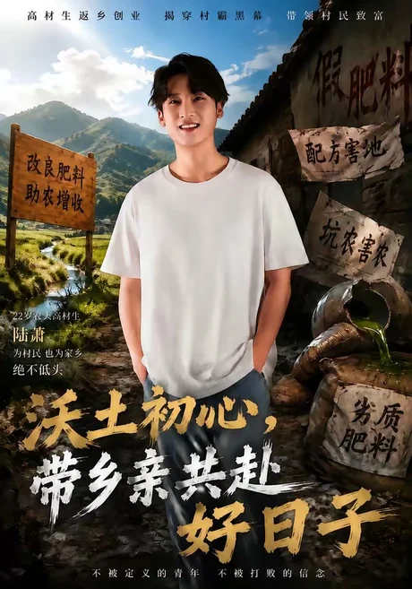 《沃土初心，带乡亲共赴好日子（75集）宁温＆沈六一（夸克网盘）》短剧封面