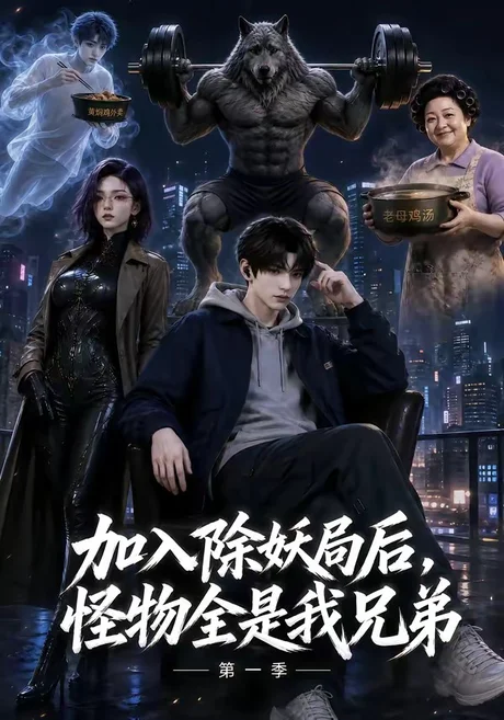 《加入除妖局后，怪物全是我兄弟第一季（60集）（百度网盘）》短剧封面