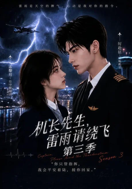 《机长先生，雷雨请绕飞第三季（121集）（夸克网盘）》短剧封面