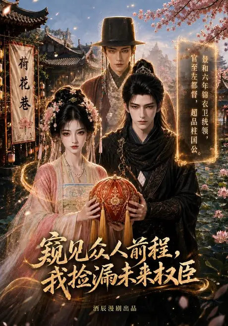 《窥见众人前程，我捡漏未来权臣（115集）Ai短剧（百度网盘）》短剧封面