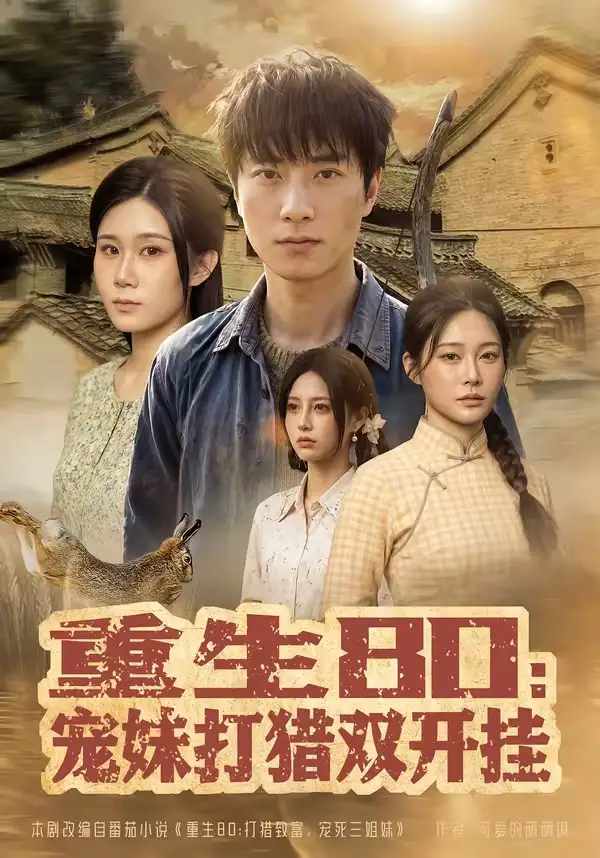 《重生80：宠妹打猎双开挂（80集）张子安＆王奕嘉（夸克网盘）》短剧封面
