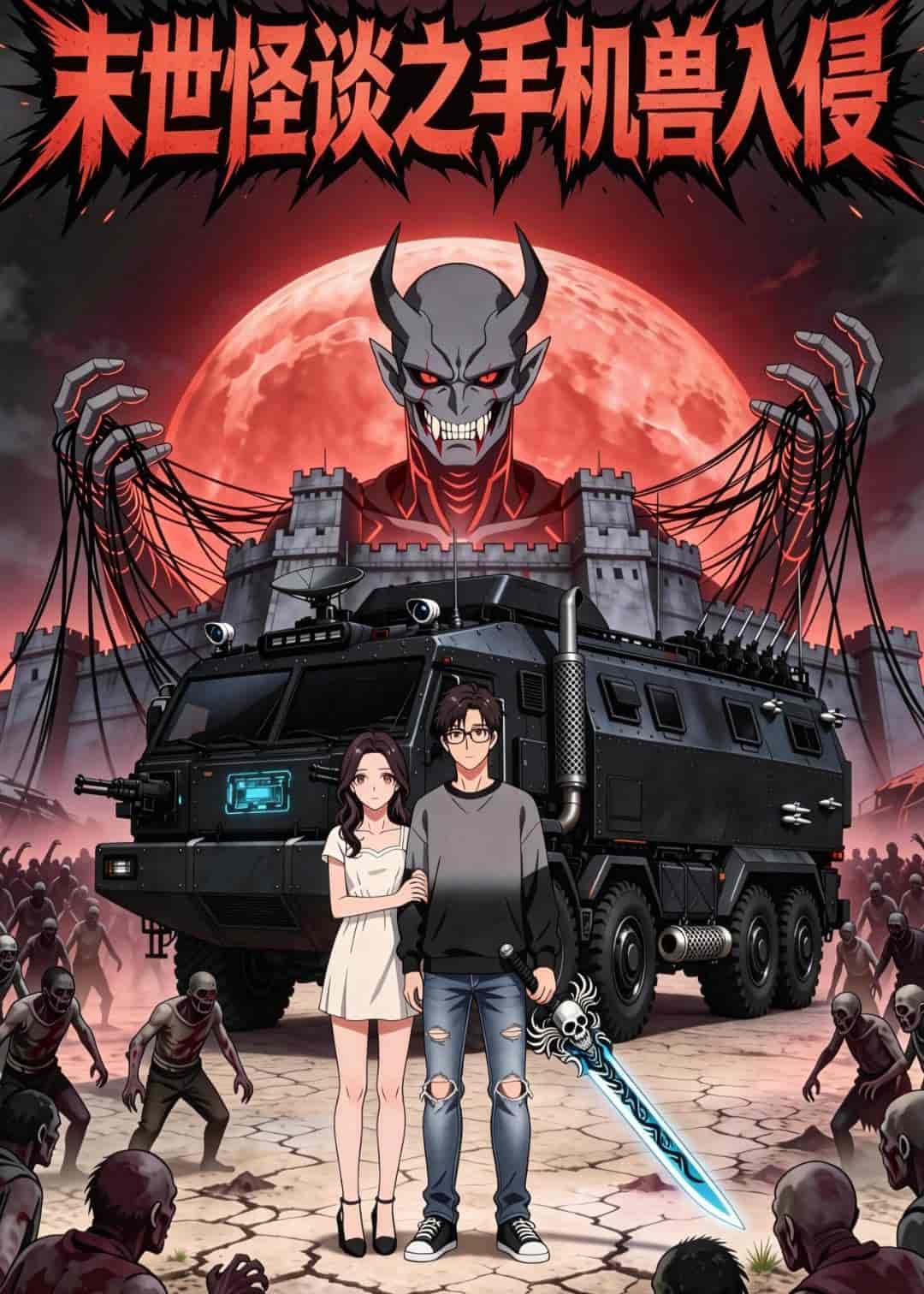 《末世怪谈之手机兽入侵(65集)动漫(百度网盘)》短剧封面