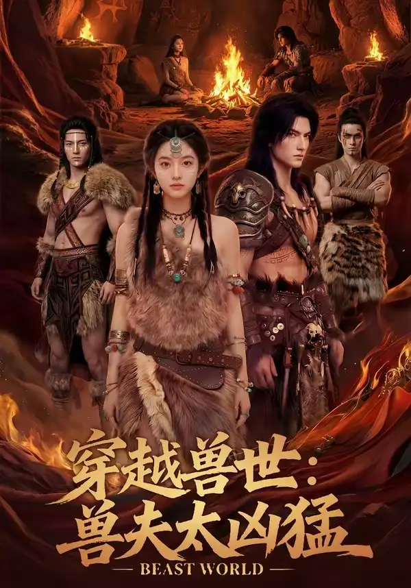 《穿越兽世：兽夫太凶猛（70集）（夸克网盘）》短剧封面