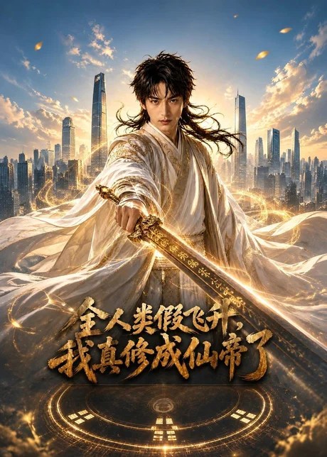 《全人类假飞升,我真修成仙帝了(71集)(百度网盘)》短剧封面