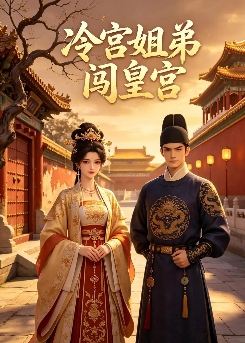 《冷宫姐弟闯皇宫（27集）（夸克网盘）》短剧封面