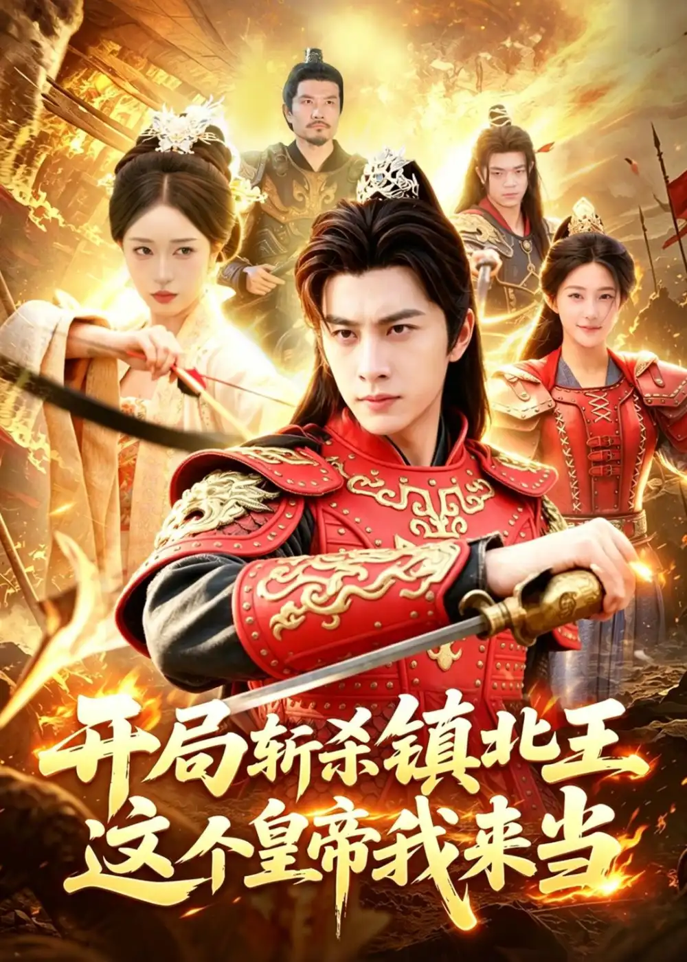 《开局斩杀镇北王,这个皇帝我来当(106集)陈雷雷&涂鑫艺(夸克网盘)》短剧封面