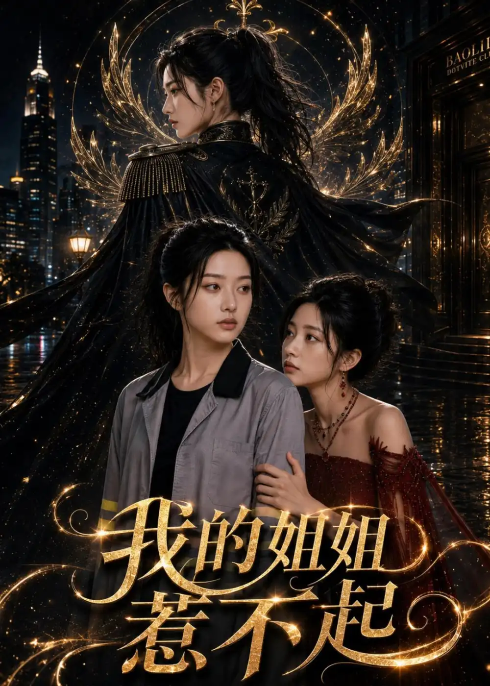 《我的姐姐惹不起（80集）AI短剧（夸克网盘）》短剧封面