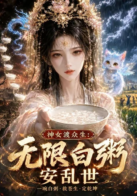 《神女渡众生：无限白粥安乱世（142集）（夸克网盘）》短剧封面