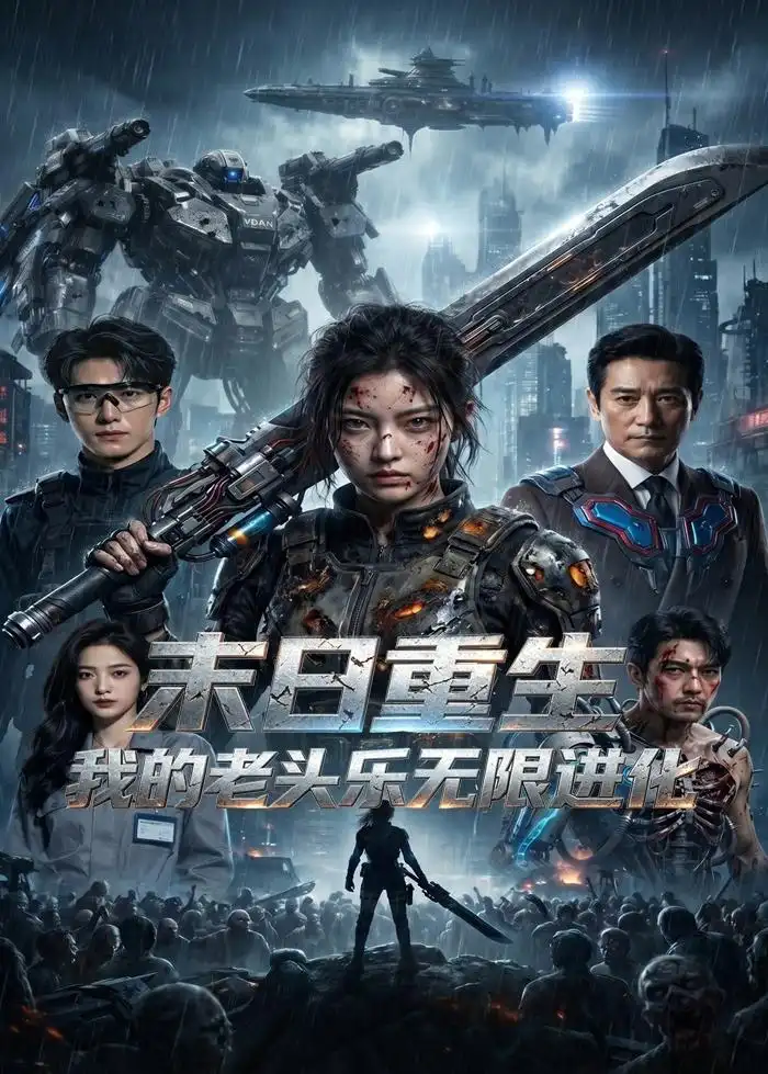 《末日重生，我的老头乐无限进化（60集）（夸克网盘）》短剧封面