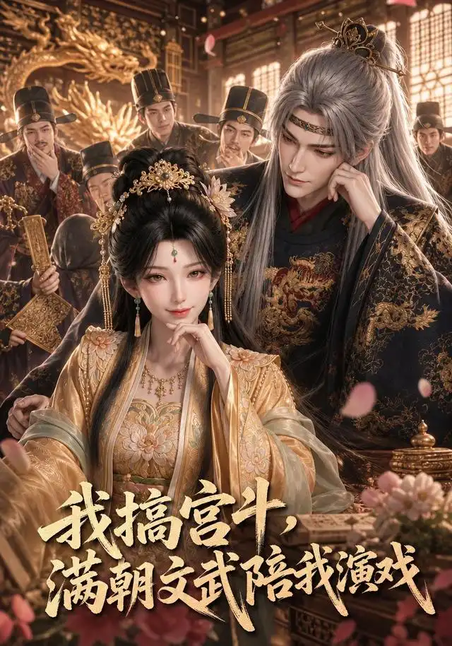 《我搞宫斗,满朝文武陪我演戏(50集)(夸克网盘)》短剧封面