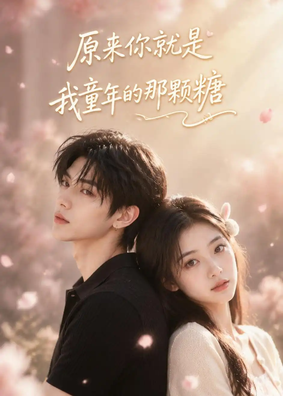 《原来你就是我童年的那颗糖（105集）（夸克网盘）》短剧封面