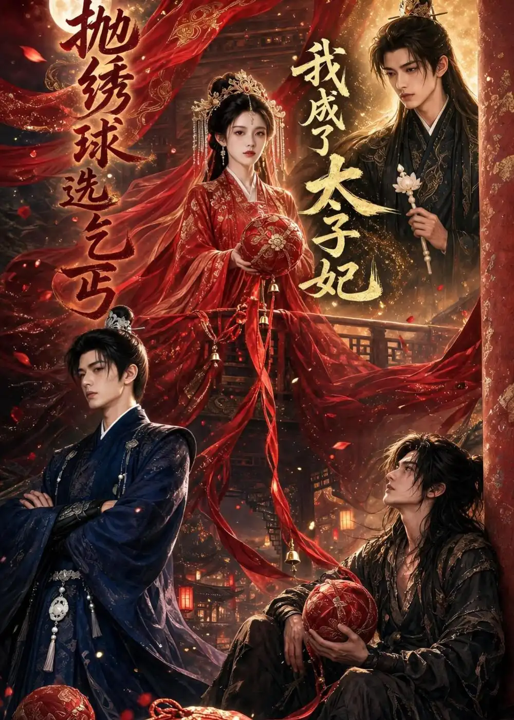 《抛绣球选乞丐，我成了太子妃（67集）（夸克网盘）》短剧封面