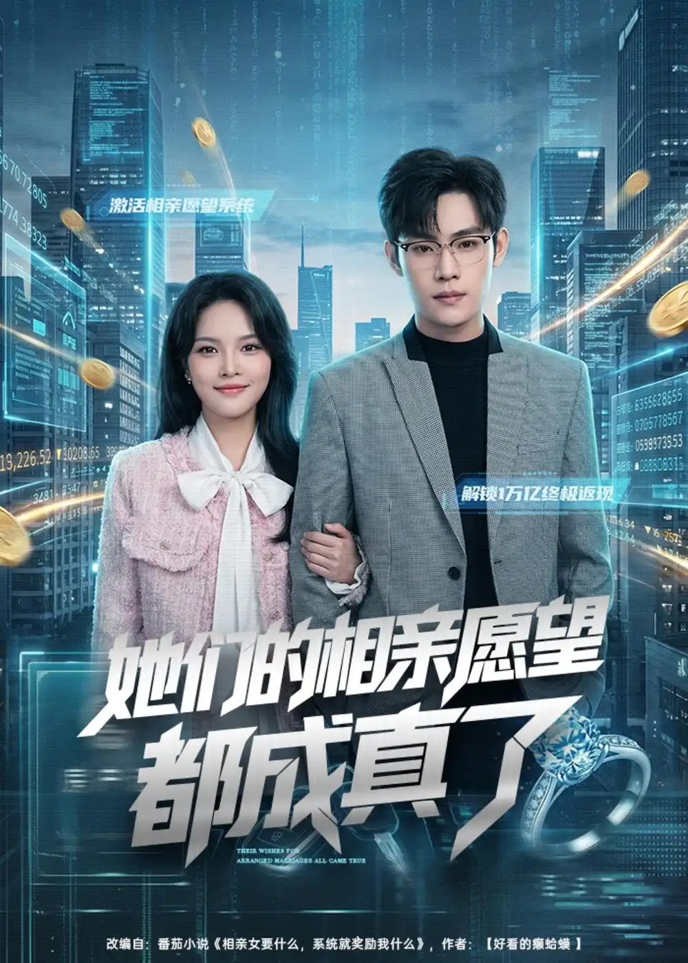 《她们的相亲愿望都成真了（80集）韩卓宏＆陈梦楠（夸克网盘）》短剧封面