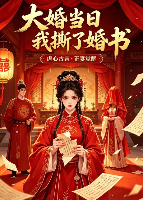 《大婚当日我撕了婚书(32集)(百度网盘)》短剧封面